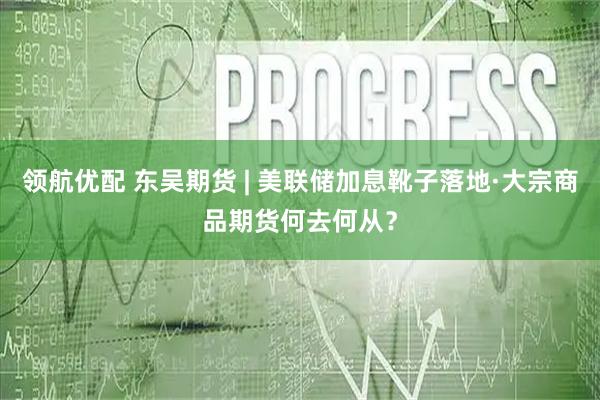 领航优配 东吴期货 | 美联储加息靴子落地·大宗商品期货何去何从？