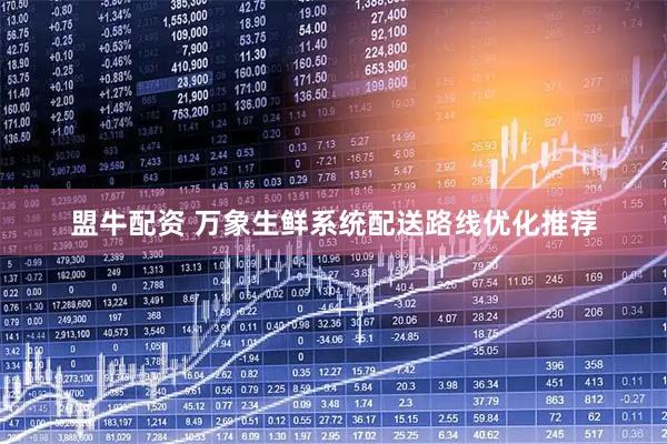 盟牛配资 万象生鲜系统配送路线优化推荐